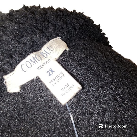 #059. NWT Black and White Check Pullover Sweater-Como Blu - Picture 5 of 5